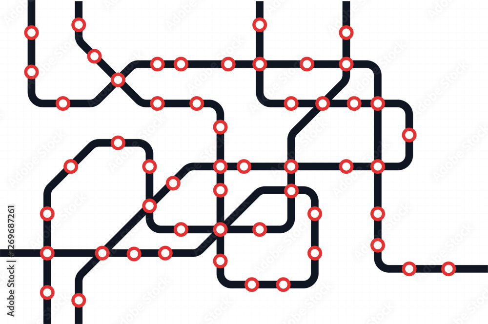 Poster circuit connect lines and dots. network technology and connection concept. decentralized network nod