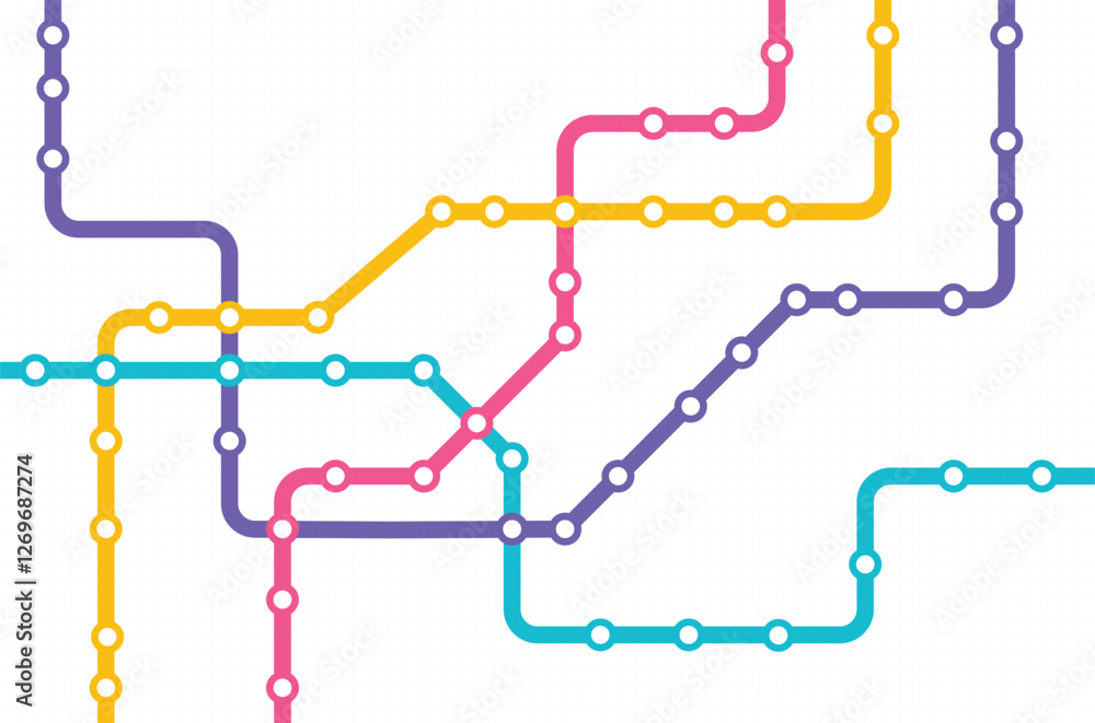 Poster circuit connect lines and dots. network technology and connection concept. decentralized network nod