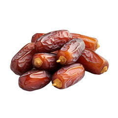 Delicious Dates Fruit for Ramadan white and transparent background
