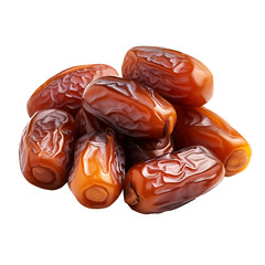 Delicious Dates Fruit for Ramadan white and transparent background