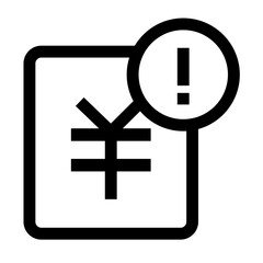 Obraz premium Business office black outline icon pack