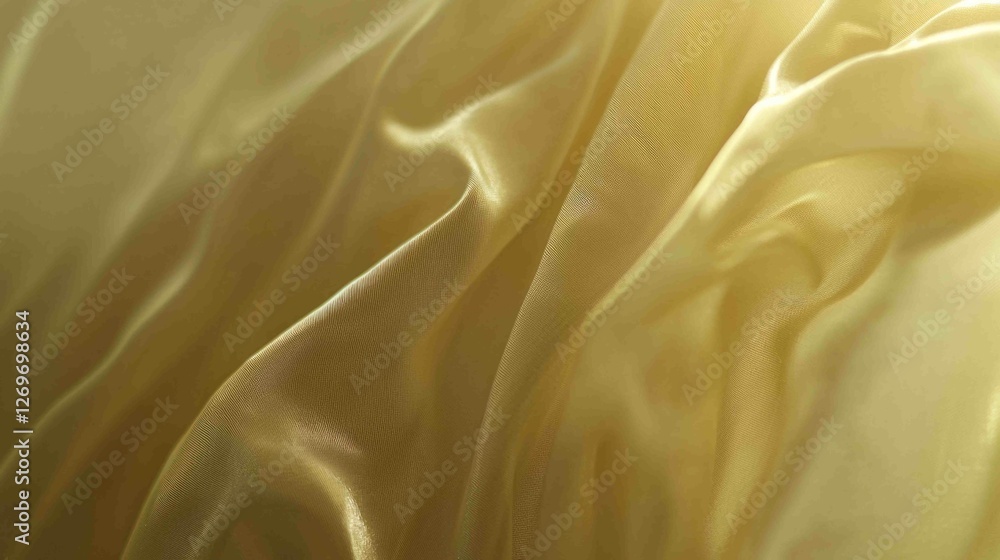 Poster macro shot of delicate satin fabric with subtle texture and color