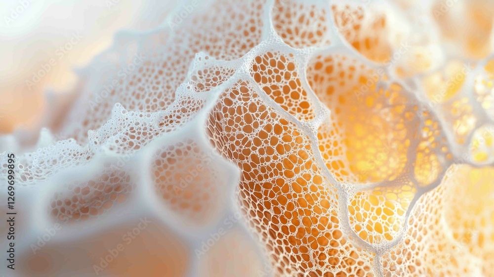 Aufkleber intricate macro view of delicate lace fabric texture and patterns