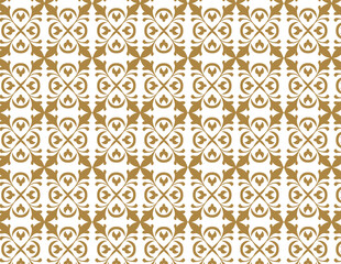 Elegant gold and white pattern titled 
