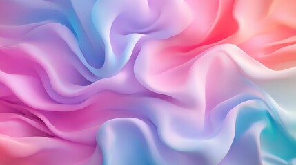 Obraz premium Abstract Pastel Swirls of Color and Light