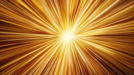 Obraz premium Bright Golden Light Rays Burst Effect for Abstract Background Use