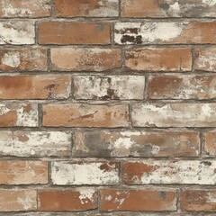 Fototapeta premium Seamless Red Brick Wall Texture Pattern for Design Projects and Backgrounds