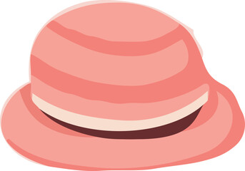vector illustration of a red hat