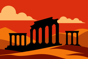 Fototapeta premium ancient greek temple
