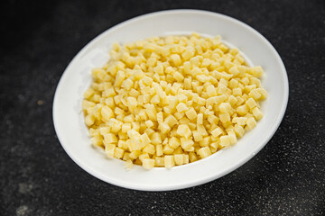 mozzarella cheese grated for pizza cheese fine tasty food dish gourmet food background on the table rustic food top view copy space