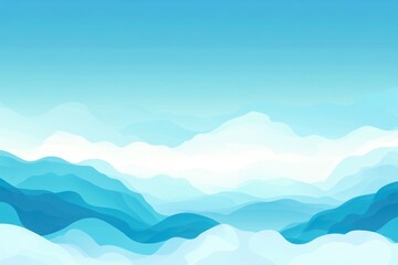 Bright Blue Sky with White Cloud background: Cyan Clear Summer Day with Light Gradients winter cloudy and Nature Beauty texture, Horizon air in summer day. abstract Landscape spring View