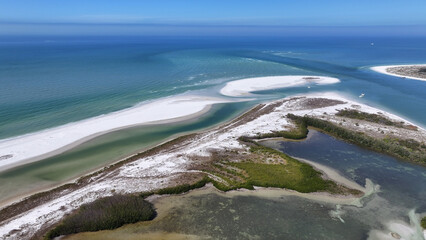 Fort De Soto Park At Saint Petersburg In Florida United States. Beach Landscape. State Park. Travel Destination. Fort De Soto Park At Saint Petersburg In Florida United States. 