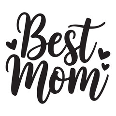 best mom typography T-shirt design