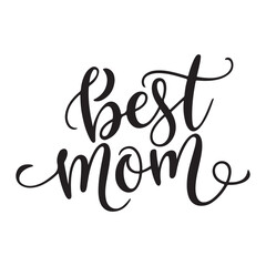 best mom typography T-shirt design