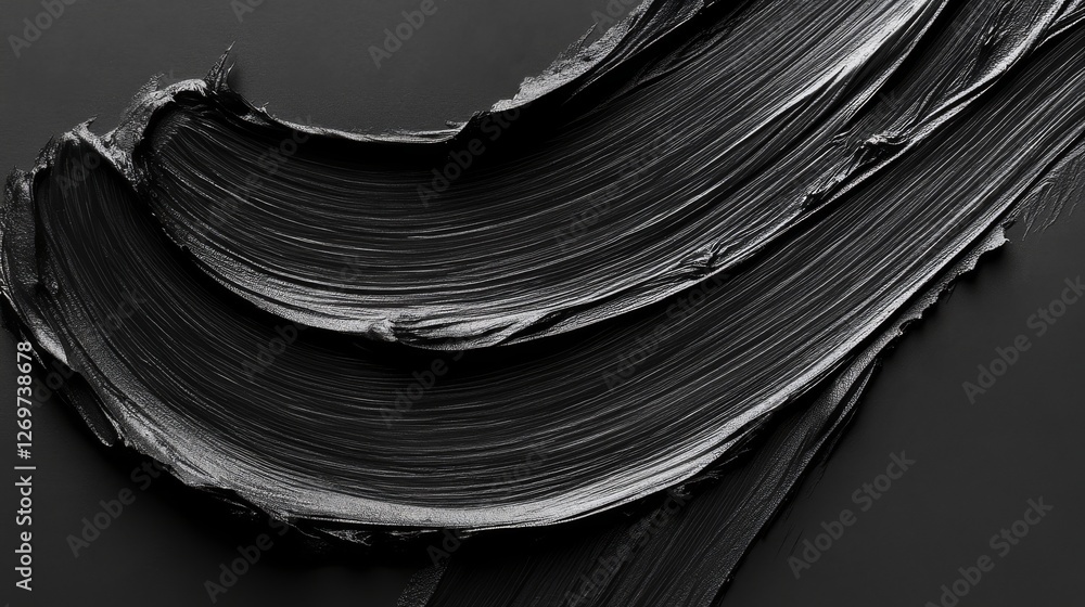 Poster an elegant monochrome gradient background with a captivating grainy noise texture, combining dark, w