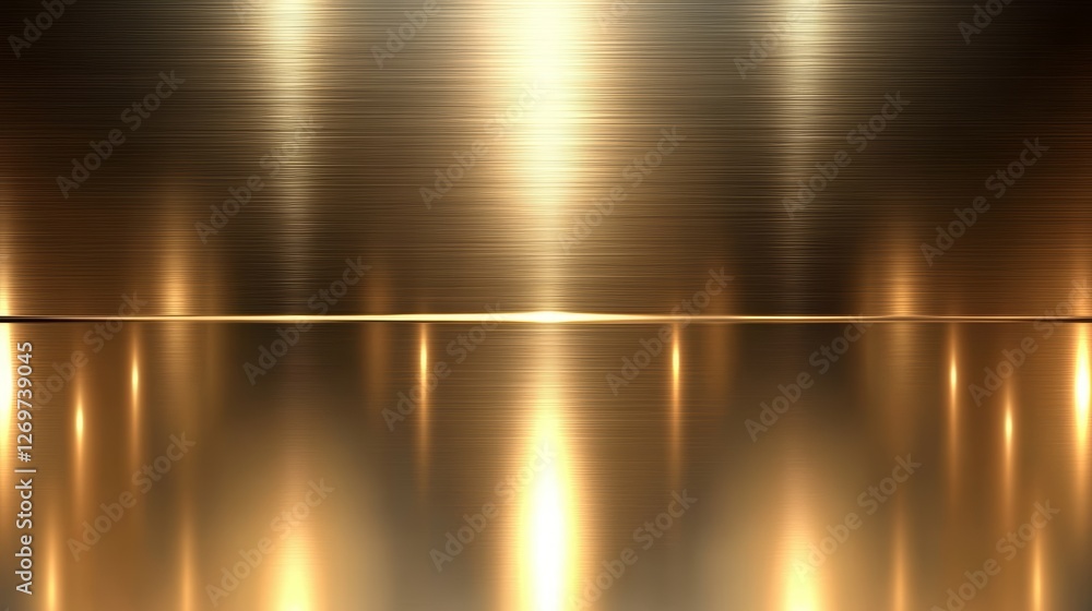 Poster an elegant gold background with a brushed texture, featuring a radiant metallic sheen and fine lines