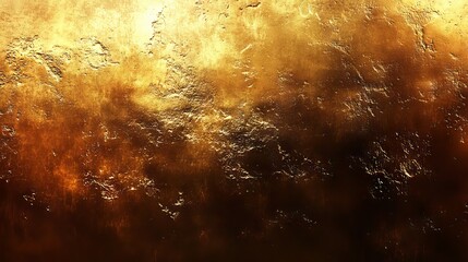 An elegant and refined abstract background with a shiny finish, showcasing a luxurious brushed gold metallic texture with a smooth horizontal grain for high-end design applications