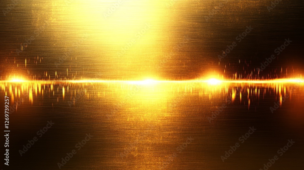Poster the luxurious brushed gold surface offers a refined texture and soft reflective highlights, creating