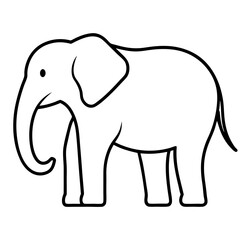Fototapeta premium elephant cartoon illustration