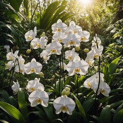 Obraz premium lily of the valley in the garden