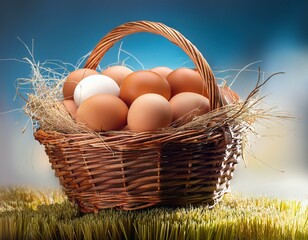 eggs in a basket