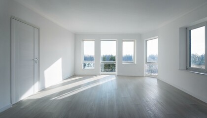 white room with window free photo