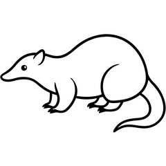 Obraz premium vector illustration of a squirrel