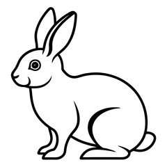 vector illustration of a bunny