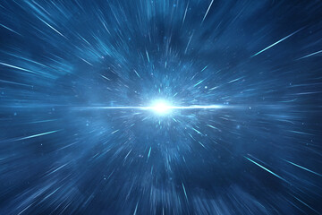 Star explosion in a galaxy of an unknown universe