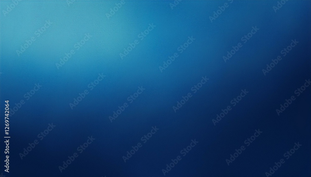 Poster natural blur background of deep blue gradient soft grain texture