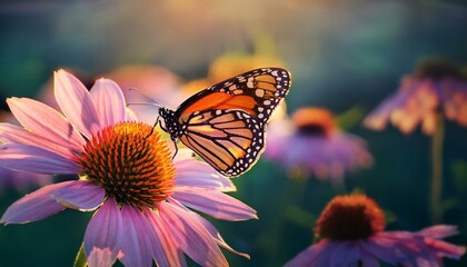 Obraz premium butterfly on a flower