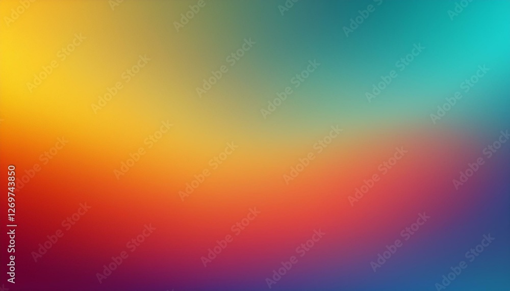 Aufkleber abstract soft gradient background design featuring smooth transitions of colors in warm and cool ton