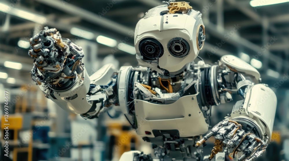Poster Advanced Robotic Arm Technology in a Factory Setting