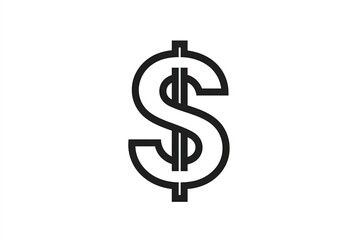 Fototapeta premium Money icon symbol image. Illustration of the dollar currency design image.
