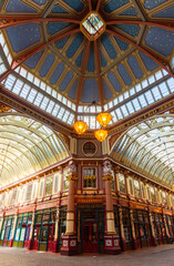 Fototapeta premium Leadenhall market in City of London, UK