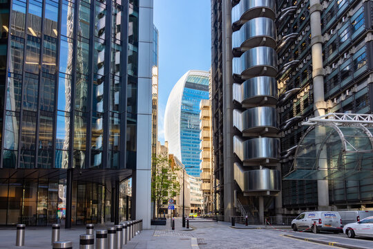 Modern architecture in City of London, UK