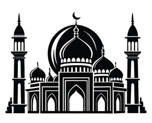  Islamic Mosque Silhouette Vector Art