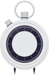 Fototapeta premium Stylish Stopwatch With Empty Digital Screen