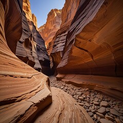 Red mountain closeup  view