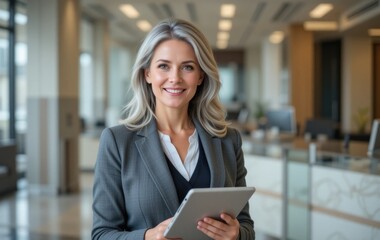 Businesspeople in the company taking care of business 