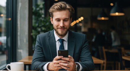 Businesspeople in the company taking care of business