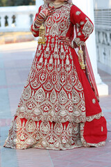 A Bride’s Mesmerizing Glow in Red