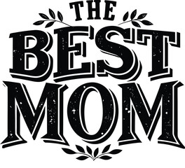 Fototapeta premium mother's day silhouette vector illustration