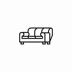 home sofa icon sign vector