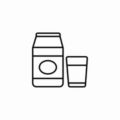 milk bottle icon sign vector