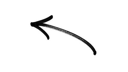 Hand drawn arrow icon. Vector arrow icon illustration png.