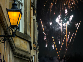 New Year's Eve fireworks are a popular way to celebrate the start of a new year in many cities around the world. Refers of the last day of the year, 31 December, also known as Old Year's Day   