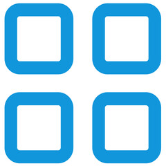 NMS blue outline  Icon pack