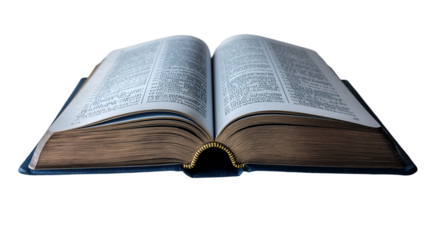 Antique Book Pages Detailed Text for Knowledge, Wisdom, and Learning Themes, isolated on transparent background.