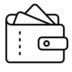 Official of qianjinding supply chain comprehensive service  black outline icon pack